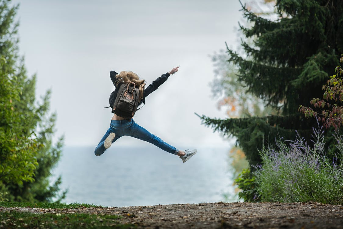 an energized woman