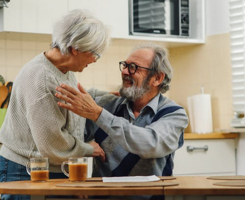 an elderly couple